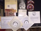 1975 Grateful Dead Sampler For Dead Heads Two 33RPM Round Records & Cards  MINT
