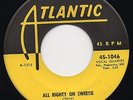 The Clovers - All Righty Oh Sweetie / I Confess (Near Mint)