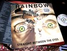 RAINBOW  -    Straight Between The Eyes,    ORIGINAL 1981 UK LP / inner...... EX