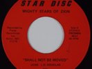 MIGHTY STARS OF ZION: Shall Not Be Moved BALTIMORE Black Gospel Soul 45 HEAR
