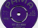 WARREN LEE   **    Just Like A Woman    **    U.K.  PAMA   - 60 ' s Deep Soul