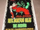 WHITE ZOMBIE - STATE FAIR GIG POSTER - SIGNED & NUMBERED 1995 ORIGINAL