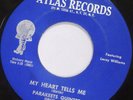 PARAKEETS QUINTET Yvonne b/w My Heart Tells Me 45 ATLAS 1069 EX MINT- DOO-WOP