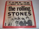 ROLLING STONES - COME ON - 45  DANISH PS RED FRAME - LISTEN