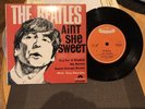 The Beatles 7'' EP Ain't She Sweet Polydor OZ Rare Orange Pressing. EX