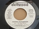SANDRA RICHARDSON Love to be your woman 70s SOUL FUNK 7 HEAR Dellwood