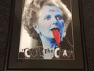BACK TO BASICS   'CUT THE CRAP'   MARGARET THATCHER FRAMED PRINT . UP THE MINERS