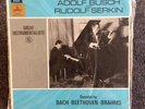 Adolf Busch Rudolf Serkin Sonatas Bach Beethoven Brahms EMIHQM 1219 Sealed