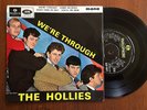 THE HOLLIES  WE'RE THROUGH excellent+ 1964 UK VINYL EP 45 SINGLE