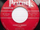 JOHNNY OTIS r&b orig VG++ PEACOCK Records 45 BUTTERBALL b/w SANDY'S BOOGIE dm708