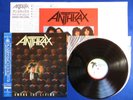 ANTHRAX Among The Living ?JAPAN 1ST PRESS? LP Metallica Slayer OBI & INSERT NM