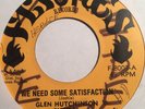GLEN HUTCHINSON / ROUGH RIDERS - we need some satisfaction - FLAMES VG++//