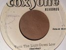 JACKIE OPEL / SKATALITES - turn the light down low b/w tear up - COXSONE