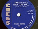 78rpm Chuck Berry, Chess, #1709, Sweet Little Rock And Roll, Joe Joe Gun (E+)