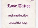 SP 45 TOURS promo ROSE TATTOO ROCK N ROLL OUTLAW PRO 118 EPIC en 1981 PROMO