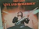 Thin Lizzy Live & Dangerous 2 vinyl LP Record Set 2bs 3213 Warner EX/EX ROCK