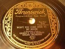 JAZZ GEORGE E. LEE OR w/JULIA LEE Won't You Come Over To My House BRUNSWICK 4761