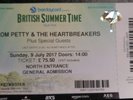 Tom petty and the heartbreakers Plus Special Guests Ticket At Hyde Park London