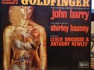 GOLDFINGER JAMES BOND 007 LP VINYL Shirley Bassey  AUTOGRAPHED VINTAGE 1964  JSA