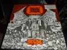 NAPALM DEATH.SCUM VINYL ALBUM WITH INSERT.ORANGE SLEEVE