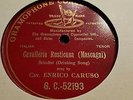 ENRICO CARUSO CAVALLERIA RUSTICANA BRINDISI GRAMOPHONE CONCERT G.C-52193
