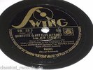 DJANGO REINHARDT: Quintette Du Hot Club De France Alix Combelle Swing SW88 78RPM
