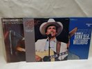 Vintage vinyl country 3 record set - George Strait, Merle Haggard  (R118)