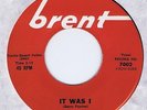 Skip And Flip 45 It Was I NOS 1959 Teen Rock Billboard # 11 Brent 7002