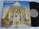 IRON MAIDEN POWERSLAVE LP MADE IN BRAZIL 1990 DIFFERENT WHITE IRON MAIDEN LOGO