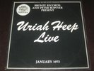 Uriah Heep rare '73 UK press 2LP Uriah Heep Live on Bronze  mint- **