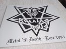 RUNNING WILD    /   metal til death live 1983   LP - Limited   coloured