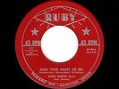 '57 TwinSpin Ohio Rockabilly BOBBY MARTIN Give Your Heart To Me/Sleepy Time HEAR