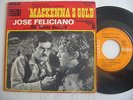 JOHNNY HALLYDAY Vinyle 45 tours L'OR DE MACKENNA B.O du film