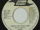 Funk Boogie/Sweet Soul 45 - Gary - Looks Like Your Funk - Alive - mp3