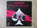 Rare MOTORHEAD - Ace of Spades / Dirty Love. German Import ( 7