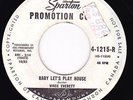 Rockabilly 45 - VINCE EVERETT - Baby Let's Play House / Livin' High