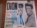 Dion, Runaround Sue, Sweden, Top Rank # TEP171, vg++