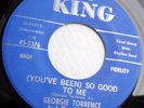 GEORGIE TORRENCE & the DIPPERS doowop KING 45 YOU'VE BEEN SO GOOD TO ME DM824