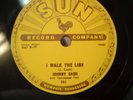 JOHNNY CASH I Walk the Line on Sun label 241 78 RPM