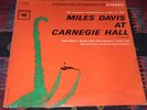 MILES DAVIS At Carnegie Hall US Columbia 6-Eye Stereo ORIGIN Hank Mobley Jazz LP