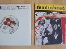RADIOHEAD x2 7” SINGLES CREEP PARANOID ANDROID Rare Coloured Vinyl Editions.