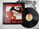 Metallica,Kill 'Em All,Original pressing,Music For Nations record label,LP