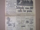 BEATLE FANS BESIEGE WINTER GARDENS. BOURNEMOUTH ECHO 1963. COVERS ONLY
