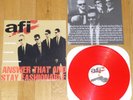 AFI Answer That & Stay Fashionable LP 1997 RED VINYL /500 misfits.circa survive