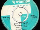 DON FOX *'TAIN'T WHAT YOU DO/ OUT THERE* 1960 UK TRIUMPH  JOE MEEK