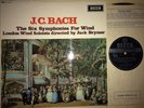 J.C. Bach 6 Wind Symphonies Brymer Decca SXL 6337 WBGr UK NM-