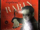 Michael Rabin Debut Recording, Paganini Caprices  Orig. 1951 - Columbia ML-2168