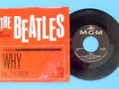BEATLES w TONY SHERIDAN WHY/CRY FOR A SHADOW K-13227 45 RPM & PS PROMO?
