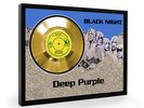 Deep Purple Black Night Framed Gold Disc Display Vinyl (C1)