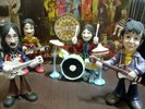 THE BEATLES Resine figure set New in white generic box